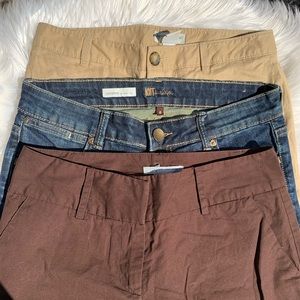 Bermuda shorts 3 pair lot size 4